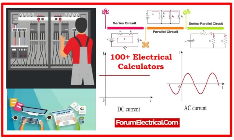 100+ Online Electrical Calculators Collection