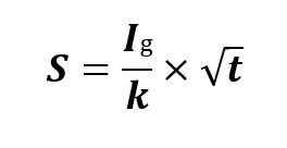 formula for grounding conductor