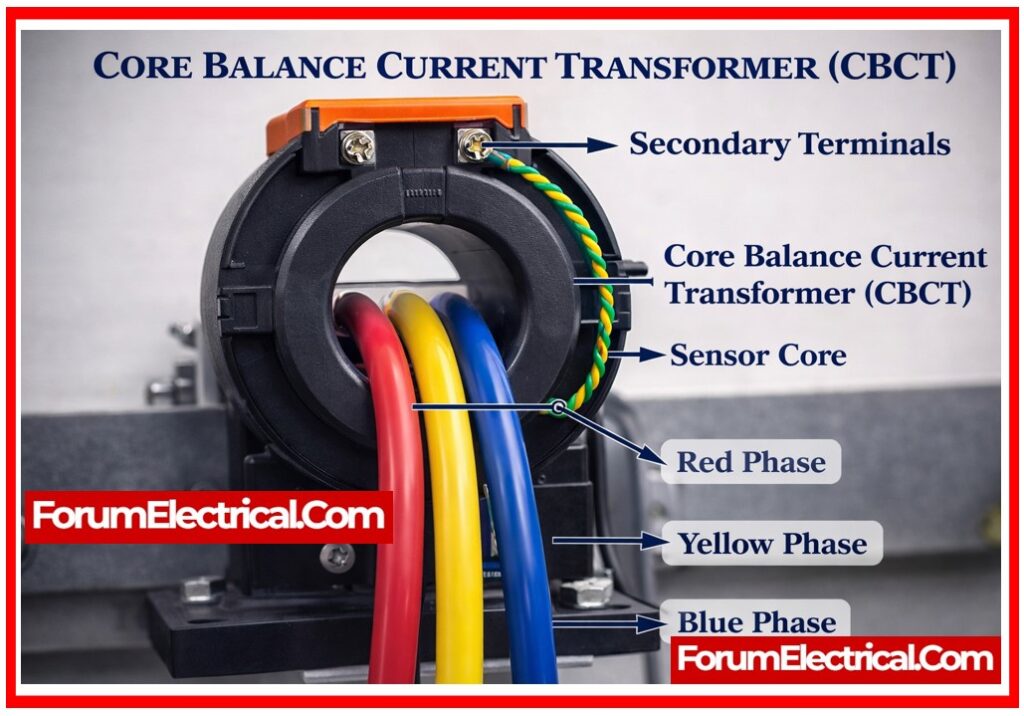 Core Balance Current Transformer (CBCT)