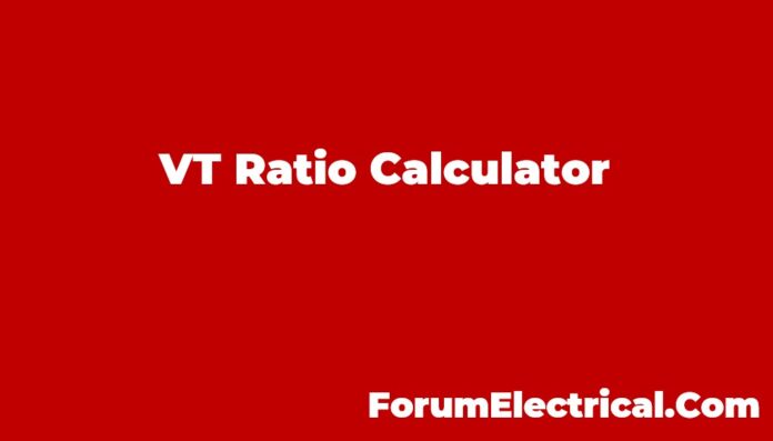 VT Ratio Calculator