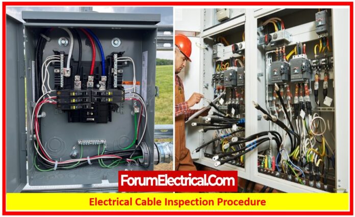 Electrical Cable Inspection Procedure
