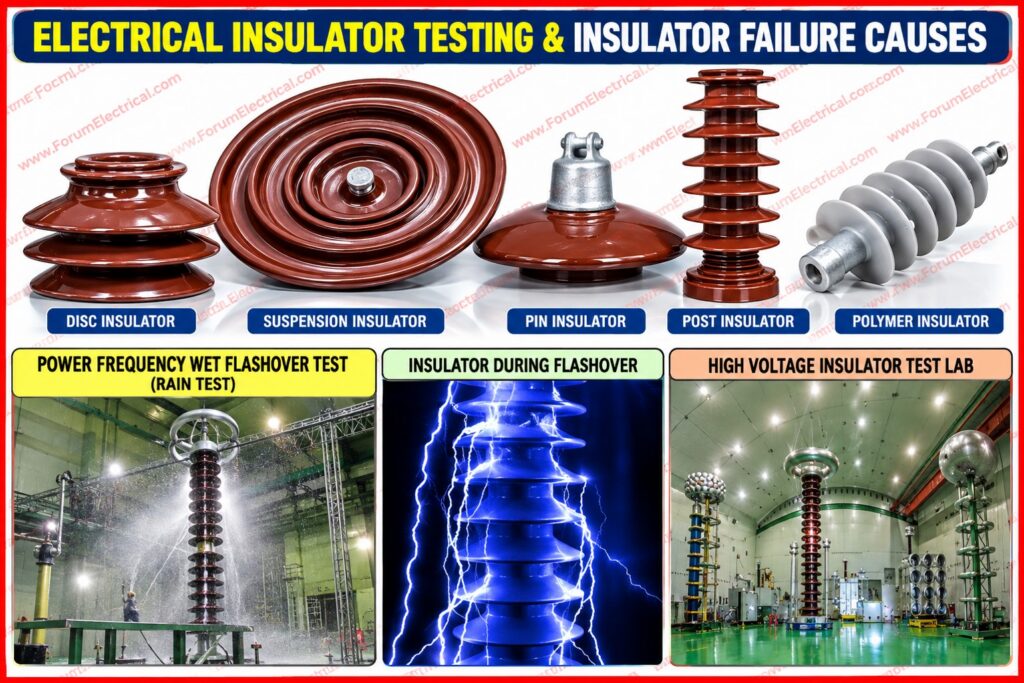 Electrical Insulator Testing & Insulator Failure Causes