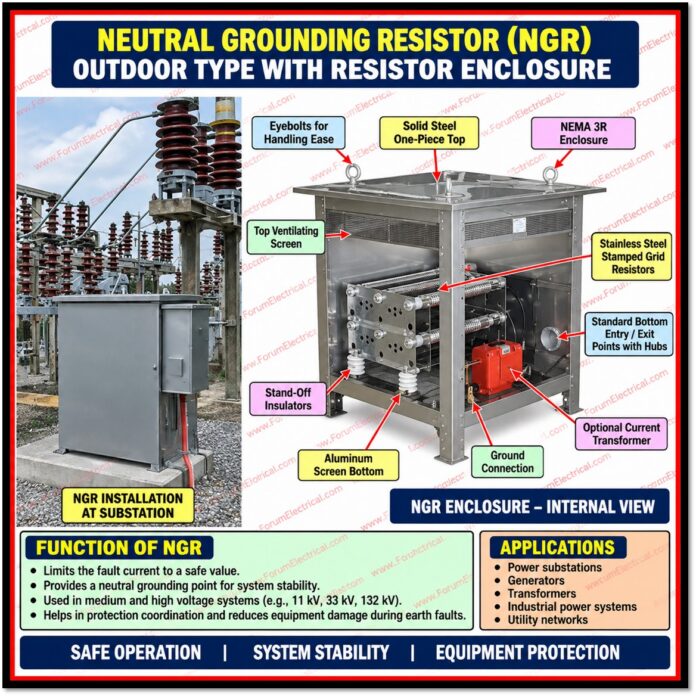 Explain the Function & Testing of a Neutral Grounding Resistor (NGR)
