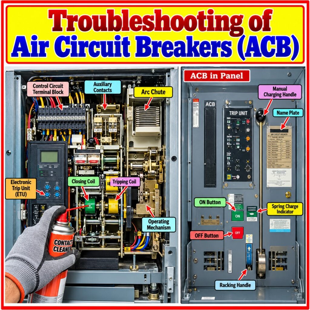 Troubleshooting of Air Circuit Breakers (ACB)