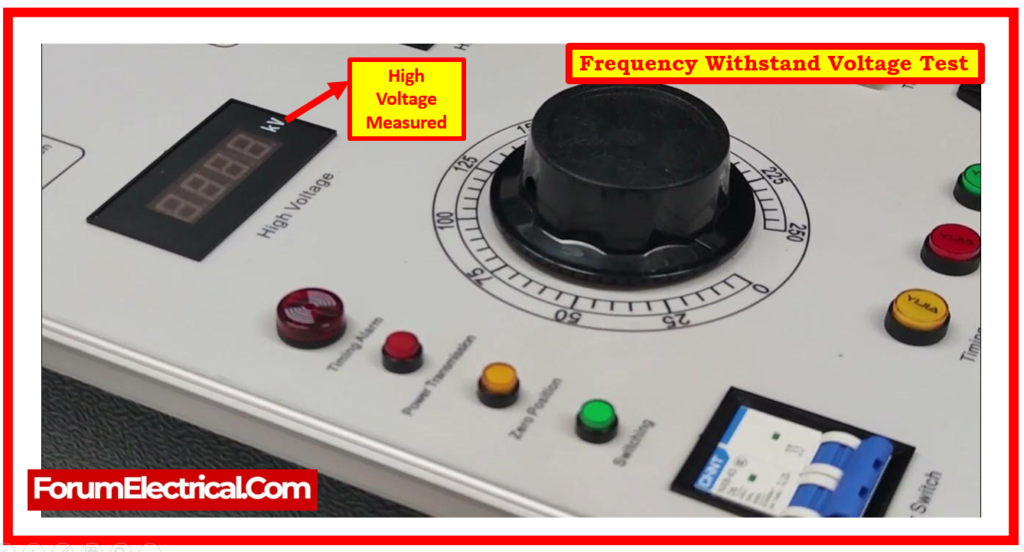 Frequency Voltage Withstand Test