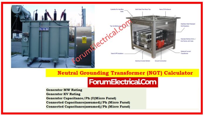 Neutral Grounding Transformer (NGT) Calculator