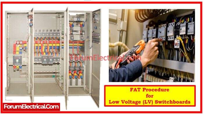 FAT Procedure for Low Voltage (LV) Switchboard