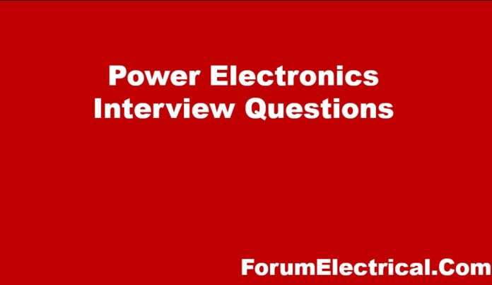 Power Electronics Interview Questions