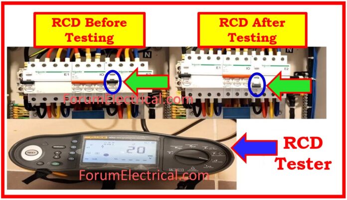 RCD (Residual Current Device) Testing Procedure