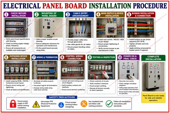 Electrical Panel Board Installation Procedure Electrical Panel Board Installation Procedure