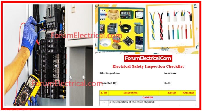 Electrical Safety Inspection Checklist