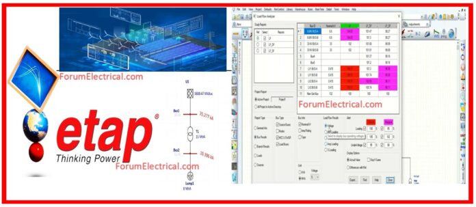 How to Prepare Load Flow Data for ETAP Simulation?