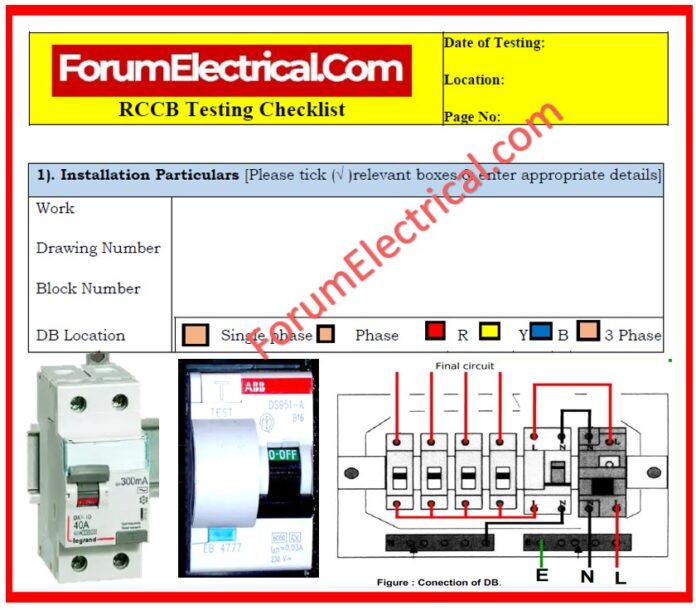 How to Test an RCCB? Complete Testing Procedure & Checklist