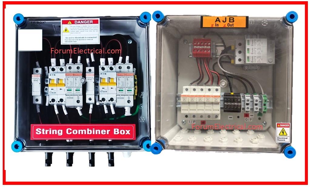 SCB (String Combiner Box) & AJB (Array Junction Box)