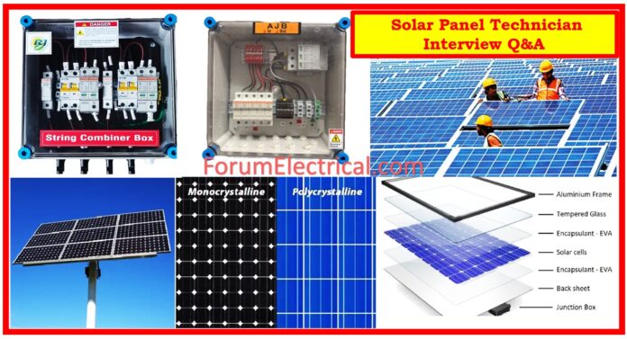 Solar Panel Technician Interview Questions And Answers