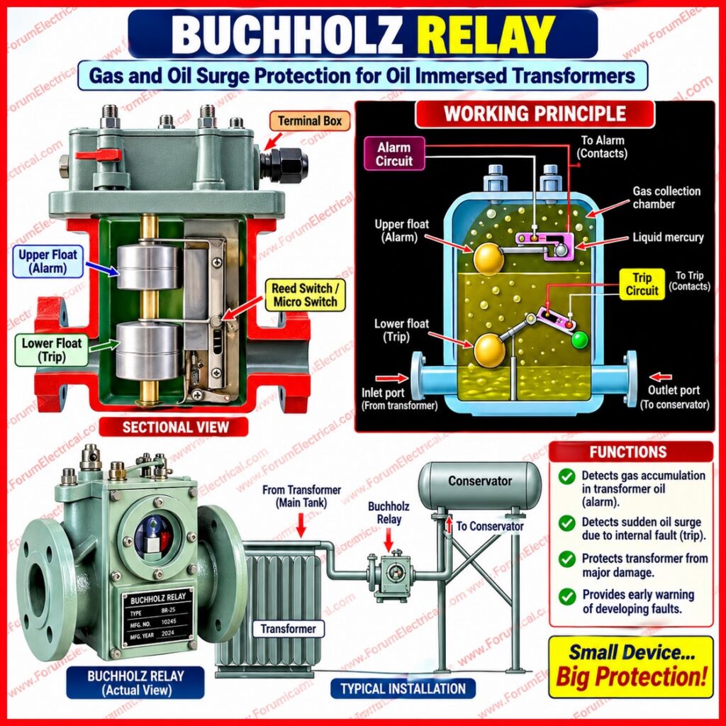 Construction of Buchholz Relay