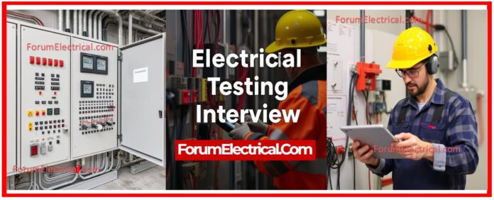 Electrical Testing Interview Questions