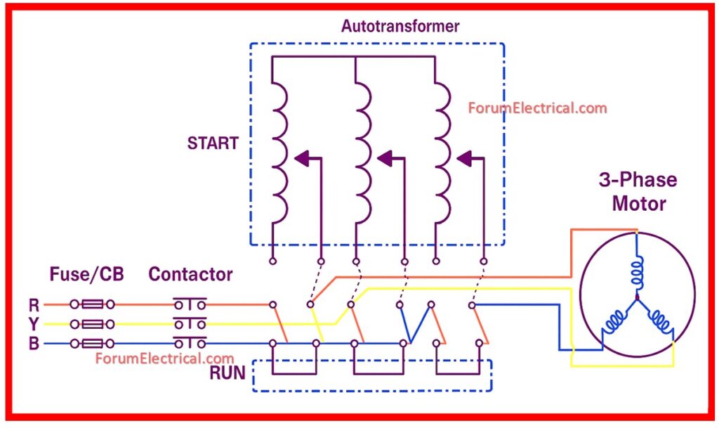 Autotransformer Starter Connection