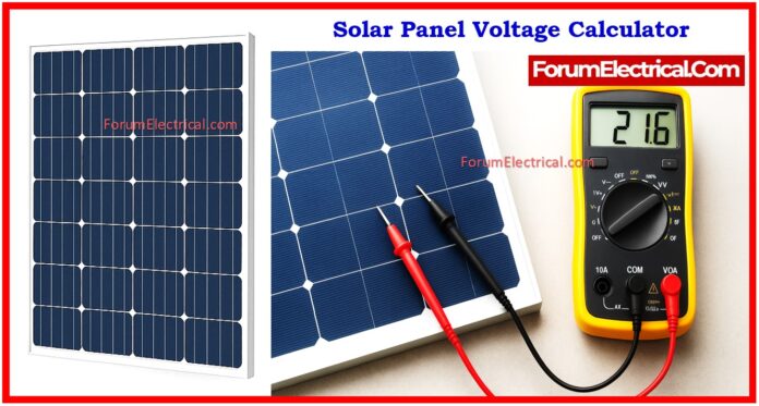 Solar Panel Voltage Calculator