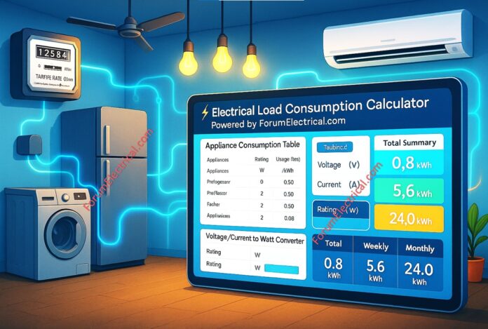 Electrical Load Consumption Calculator