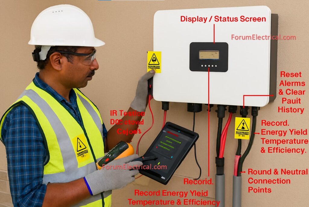 PV Plant Monthly O&M Procedure