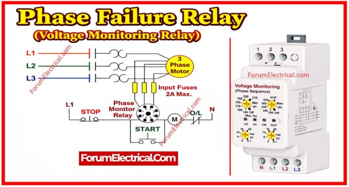 Phase Failure Relay (Voltage Monitoring Relay): Complete Guide for Three-Phase Motor Protection