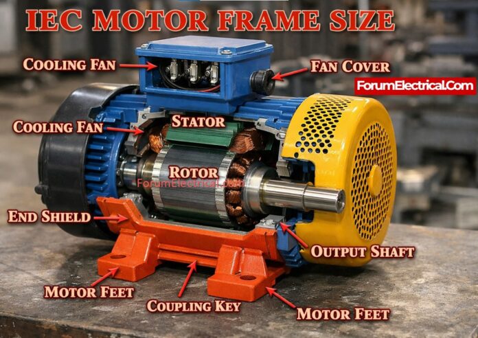 IEC Motor Frame Size Calculator: kW to HP Conversion Chart