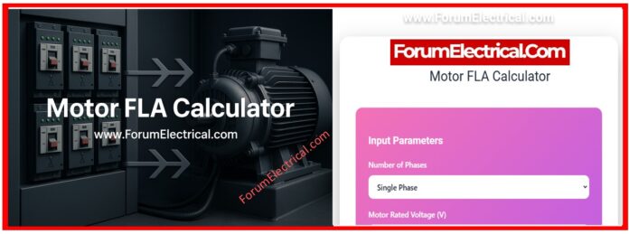 Motor FLA Calculator: Online Tool to Calculate Full-Load Amperage
