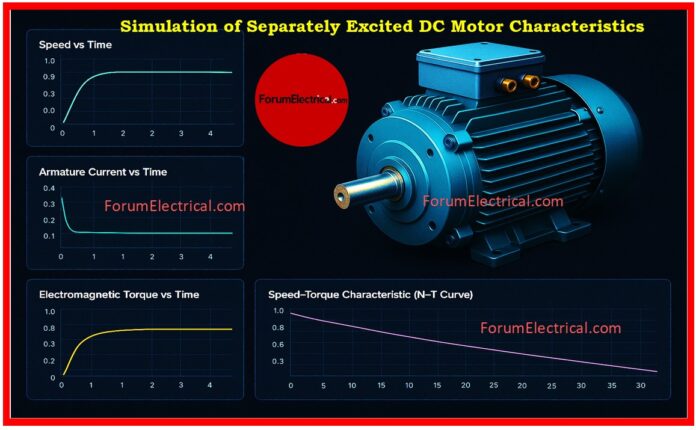 Simulation of Separately Excited DC Motor Characteristics