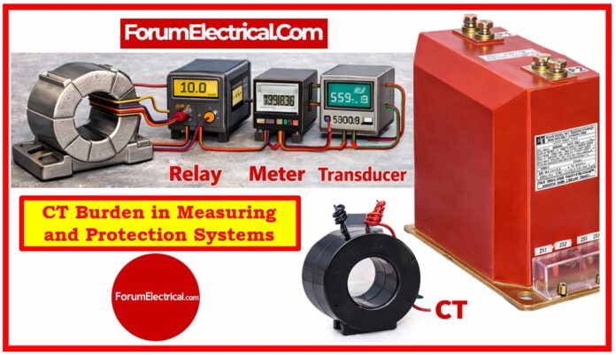 CT Burden in Measuring and Protection Systems