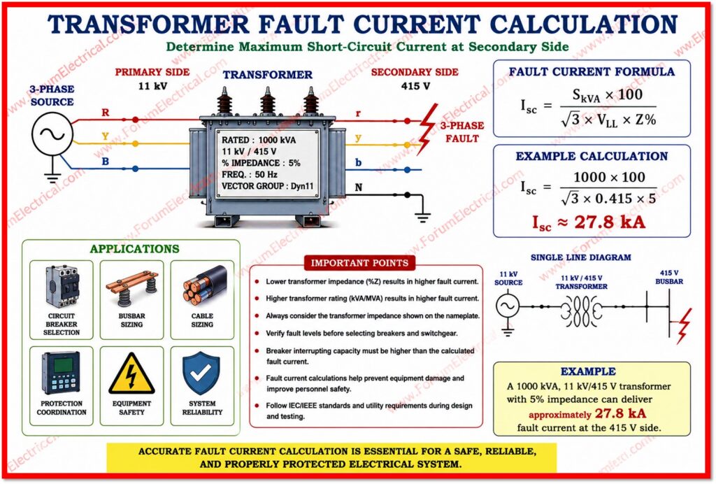 Transformer Fault Current