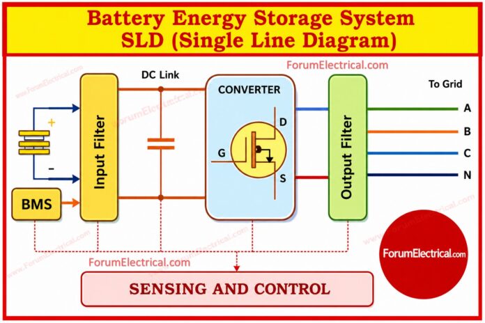 Battery Energy Storage System SLD (Single Line Diagram) Battery Energy Storage System SLD (Single Line Diagram)