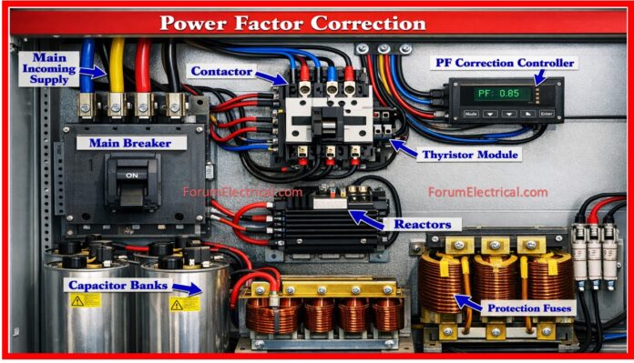 Power Factor Correction Calculator