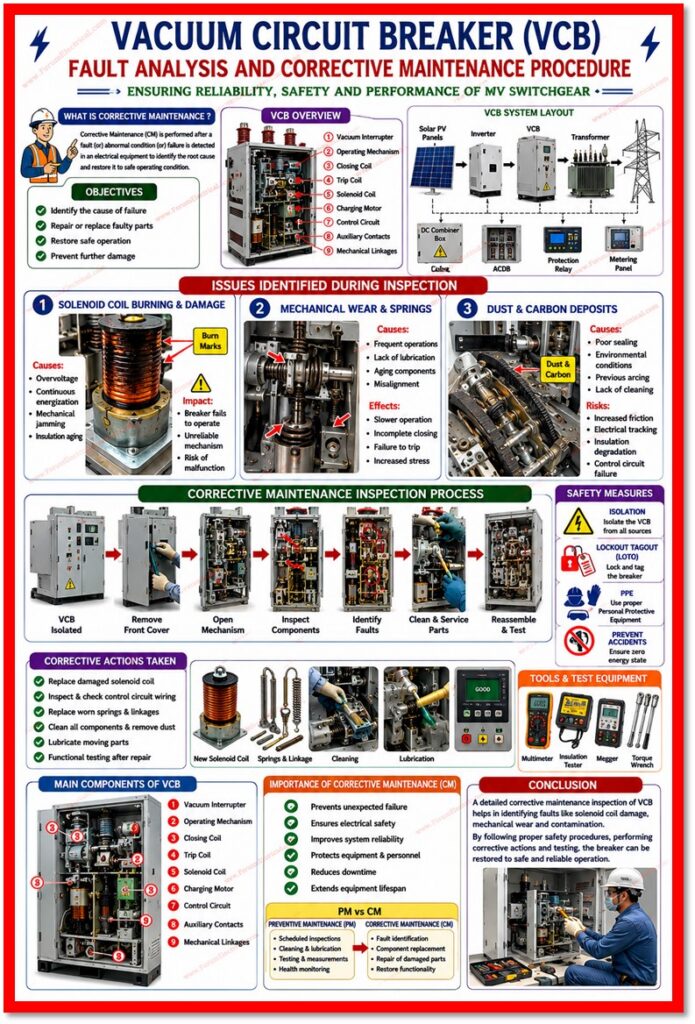 Vacuum Circuit Breaker (VCB) Fault Analysis 