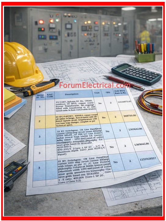 Electrical BOQ