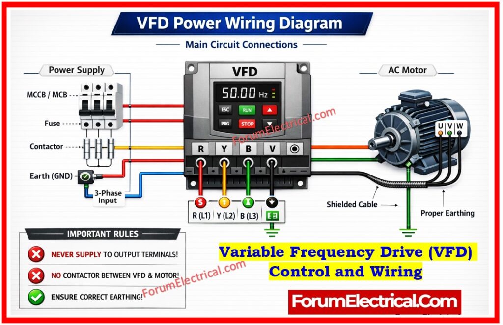 VFD Power Wiring 