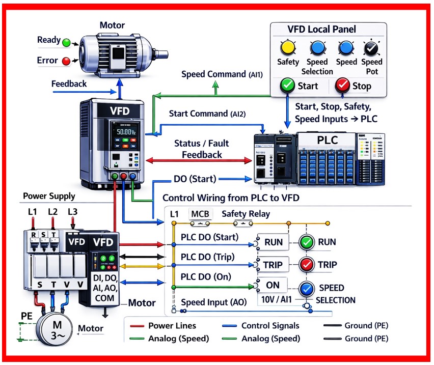 VFD Control Wiring (Control Circuit)