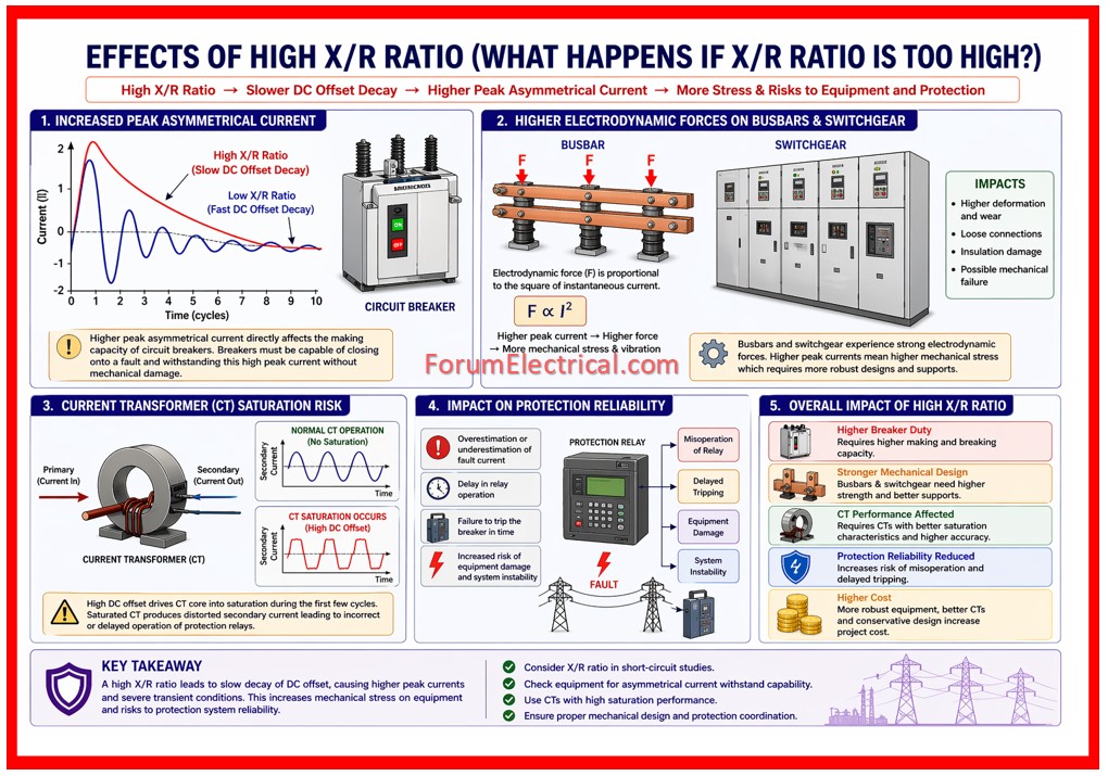 X/R Ratio is too high