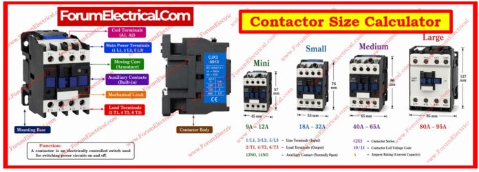 Contactor Size Calculator