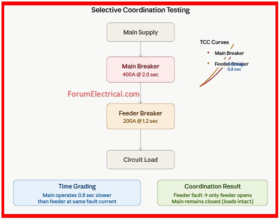 Selective Coordination Testing