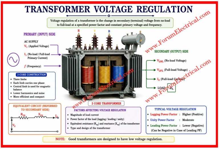 Transformer Voltage Regulation Calculator