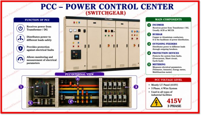 Power Control Center (PCC) Panel