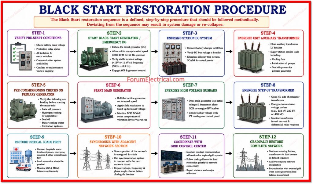 Black Start Restoration Procedure