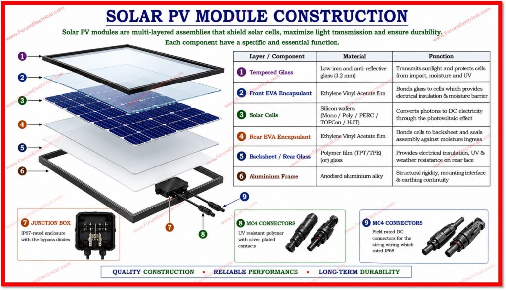 Solar PV Module Construction