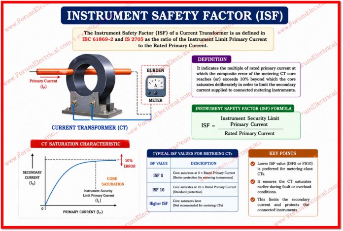 Instrument Safety Factor of Current Transformer