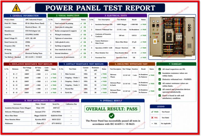Power Panel Test Report