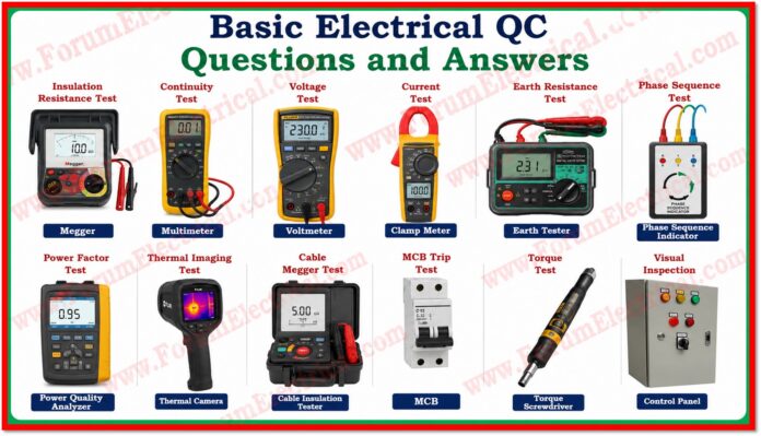 Basic Electrical QC Questions and Answers