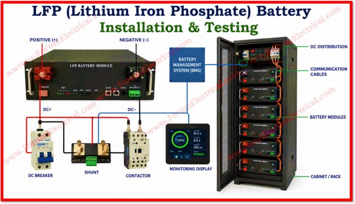 LFP (Lithium Iron Phosphate) Battery Installation & Testing LFP (Lithium Iron Phosphate) Battery Installation & Testing