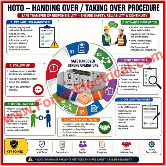 HOTO - Handing Over / Taking Over Procedure