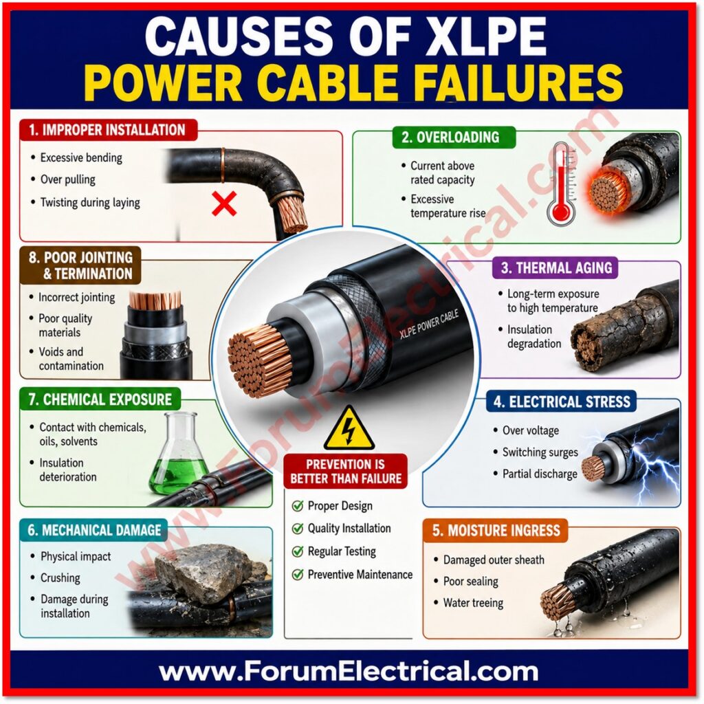 Causes of XLPE Power Cable Failures